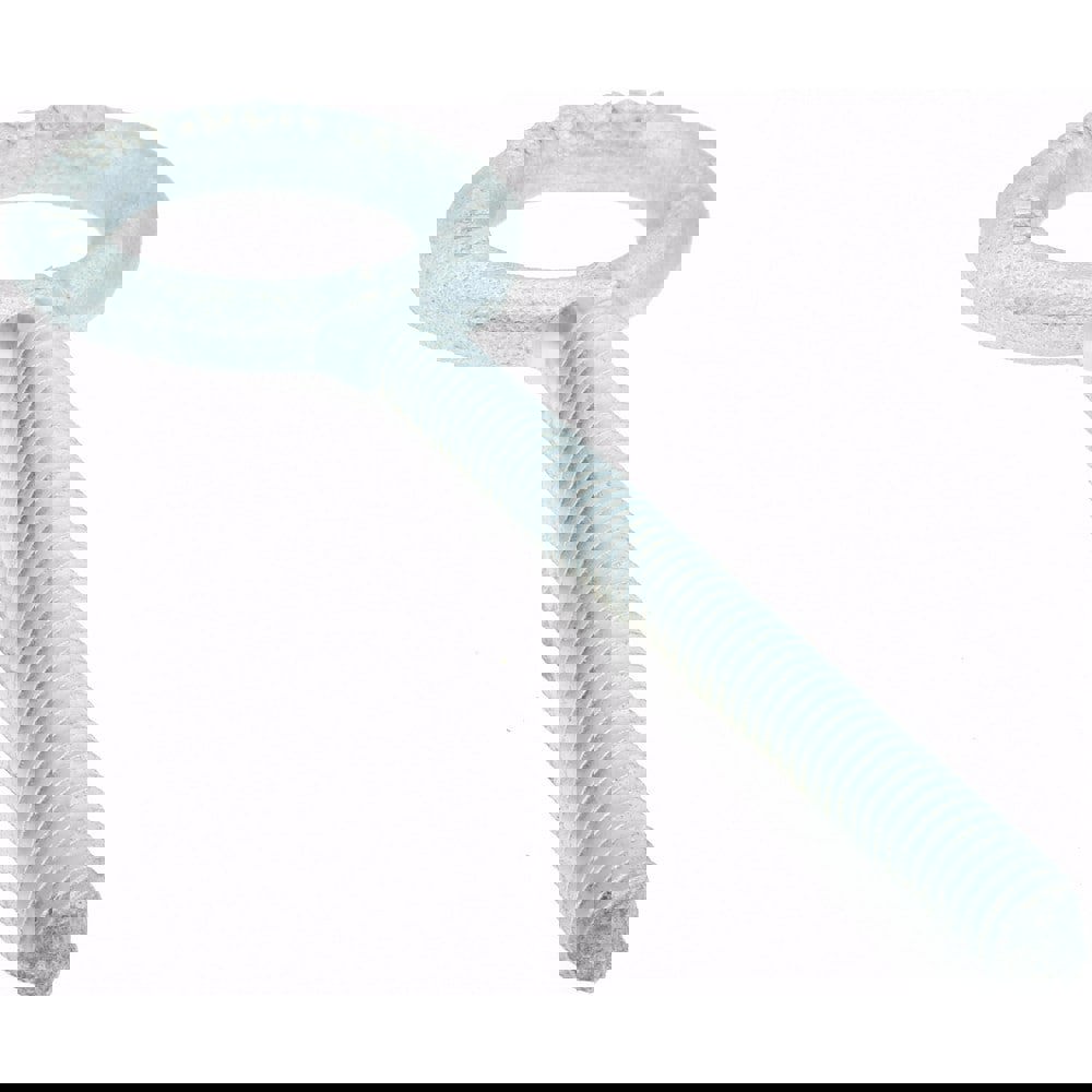 Fixed Lifting Eye Bolt: Without Shoulder, 500 lb Capacity, 1/4-20 Thread, Grade C-1035 Steel